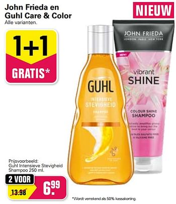 Aanbiedingen Guhl intensieve stevigheid shampoo - Guhl - Geldig van 02/02/2022 tot 19/02/2022 bij De Online Drogist
