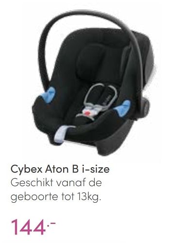 Aanbiedingen Cybex aton b i-size - Cybex - Geldig van 13/02/2022 tot 19/02/2022 bij Baby & Tiener Megastore
