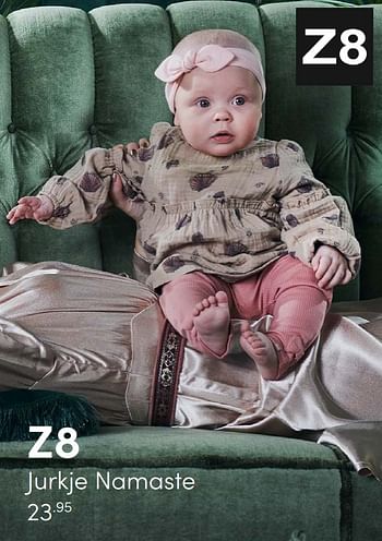 Aanbiedingen Z8 jurkje namaste - Z8 - Geldig van 13/02/2022 tot 19/02/2022 bij Baby & Tiener Megastore