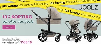 Aanbiedingen Joolz kinderwagen 2 in 1 day+ - Joolz - Geldig van 13/02/2022 tot 19/02/2022 bij Baby & Tiener Megastore