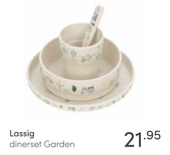 Aanbiedingen Lassig dinerset garden - Lassig - Geldig van 13/02/2022 tot 19/02/2022 bij Baby & Tiener Megastore