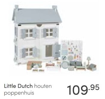 Aanbiedingen Little dutch houten poppenhuis - Little Dutch - Geldig van 13/02/2022 tot 19/02/2022 bij Baby & Tiener Megastore