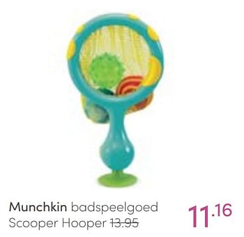 Aanbiedingen Munchkin badspeelgoed scooper hooper - Munchkin - Geldig van 13/02/2022 tot 19/02/2022 bij Baby & Tiener Megastore