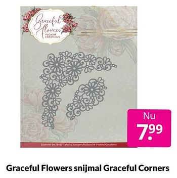 Aanbiedingen Graceful flowers snijmal graceful corners - Huismerk - Boekenvoordeel - Geldig van 12/02/2022 tot 19/02/2022 bij Boekenvoordeel