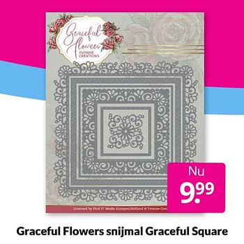 Aanbiedingen Graceful flowers snijmal graceful square - Huismerk - Boekenvoordeel - Geldig van 12/02/2022 tot 19/02/2022 bij Boekenvoordeel