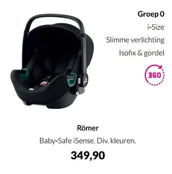 Aanbiedingen Römer baby-safe isense - Romer - Geldig van 15/02/2022 tot 14/03/2022 bij Babypark