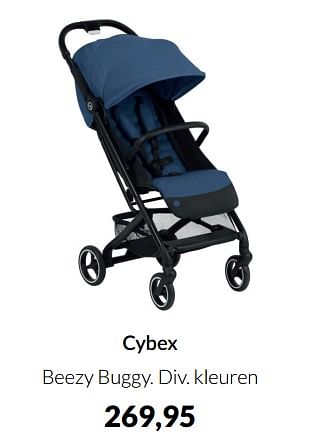 Aanbiedingen Cybex beezy buggy - Cybex - Geldig van 15/02/2022 tot 14/03/2022 bij Babypark