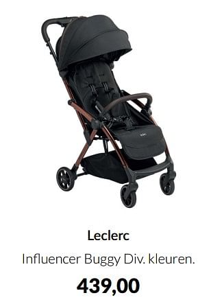 Aanbiedingen Leclerc influencer buggy - Leclerc - Geldig van 15/02/2022 tot 14/03/2022 bij Babypark