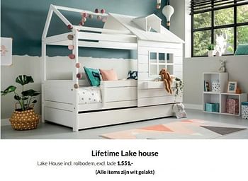 Aanbiedingen Lifetime lake house incl rolbodem - Lifetime Kidsrooms - Geldig van 15/02/2022 tot 14/03/2022 bij Babypark
