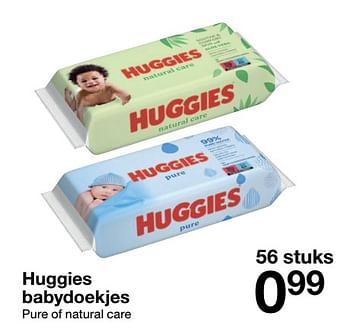 Aanbiedingen Huggies babydoekjes - Huggies - Geldig van 19/02/2022 tot 25/02/2022 bij Zeeman