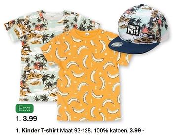 Aanbiedingen Kinder t-shirt - Huismerk - Zeeman  - Geldig van 19/02/2022 tot 04/06/2022 bij Zeeman