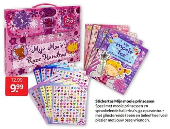Aanbiedingen Stickertas mijn mooie prinsessen - Huismerk - Boekenvoordeel - Geldig van 19/02/2022 tot 27/02/2022 bij Boekenvoordeel