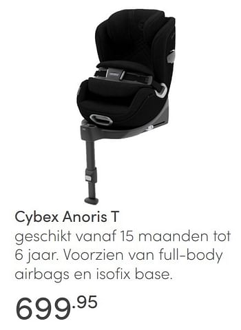 Aanbiedingen Cybex anoris t - Cybex - Geldig van 20/02/2022 tot 26/02/2022 bij Baby & Tiener Megastore