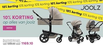 Aanbiedingen Joolz kinderwagen 2 in 1 day+ - Joolz - Geldig van 20/02/2022 tot 26/02/2022 bij Baby & Tiener Megastore
