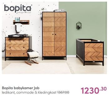 Aanbiedingen Bopita babykamer job - Bopita - Geldig van 20/02/2022 tot 26/02/2022 bij Baby & Tiener Megastore