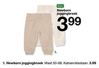 Aanbiedingen Newborn joggingbroek - Huismerk - Zeeman - Geldig van 19/02/2022 tot 04/06/2022 bij Zeeman