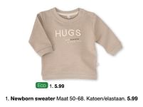 Aanbiedingen Newborn sweater - Huismerk - Zeeman - Geldig van 19/02/2022 tot 04/06/2022 bij Zeeman