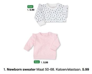 Aanbiedingen Newborn sweater - Huismerk - Zeeman  - Geldig van 19/02/2022 tot 04/06/2022 bij Zeeman