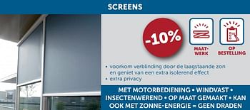 Aanbiedingen Screens -10% - Huismerk - Zelfbouwmarkt - Geldig van 01/03/2022 tot 28/03/2022 bij Zelfbouwmarkt