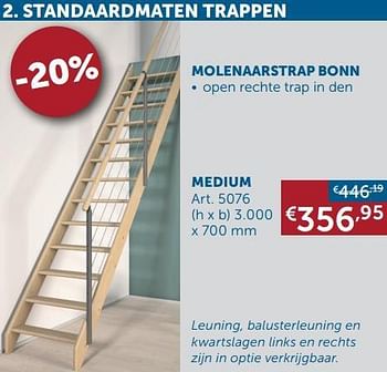 Aanbiedingen Molenaarstrap bonn medium - Huismerk - Zelfbouwmarkt - Geldig van 01/03/2022 tot 28/03/2022 bij Zelfbouwmarkt