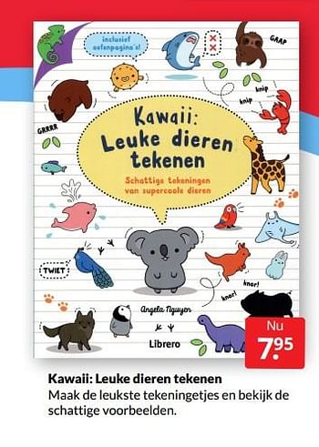 Aanbiedingen Kawaii: schattige fantasiedieren tekenen - Huismerk - Boekenvoordeel - Geldig van 26/02/2022 tot 06/03/2022 bij Boekenvoordeel