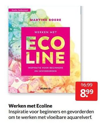 Aanbiedingen Werken met ecoline - Huismerk - Boekenvoordeel - Geldig van 26/02/2022 tot 06/03/2022 bij Boekenvoordeel