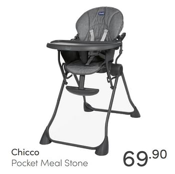 Aanbiedingen Chicco pocket meal stone - Chicco - Geldig van 27/02/2022 tot 04/03/2022 bij Baby & Tiener Megastore