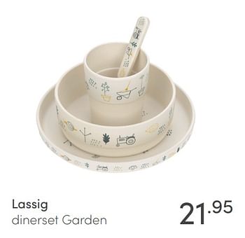 Aanbiedingen Lassig dinerset garden - Lassig - Geldig van 27/02/2022 tot 04/03/2022 bij Baby & Tiener Megastore