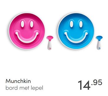 Aanbiedingen Munchkin bord met lepe - Munchkin - Geldig van 27/02/2022 tot 04/03/2022 bij Baby & Tiener Megastore