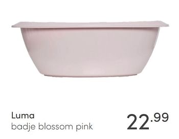Aanbiedingen Luma badje blossom pink - Luma Babycare - Geldig van 27/02/2022 tot 04/03/2022 bij Baby & Tiener Megastore