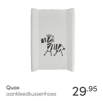 Aanbiedingen Quax aankleedkussenhoes - Quax - Geldig van 27/02/2022 tot 04/03/2022 bij Baby & Tiener Megastore