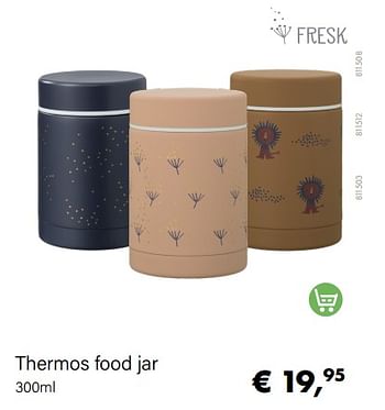 Aanbiedingen Thermos food jar - Fresk - Geldig van 01/03/2022 tot 31/03/2022 bij Multi Bazar