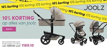 Aanbiedingen Joolz kinderwagen 2 in 1 day+ - Joolz - Geldig van 27/02/2022 tot 04/03/2022 bij Baby & Tiener Megastore
