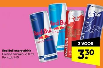 Aanbiedingen Red bull energydrink - Red Bull - Geldig van 28/02/2022 tot 13/03/2022 bij Big Bazar