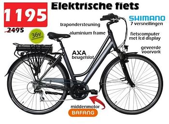 Aanbiedingen Elektrische fiets - Huismerk - Itek - Geldig van 17/02/2022 tot 13/03/2022 bij Itek