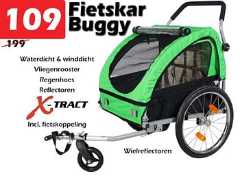 Aanbiedingen Fietskar buggy - X-tract - Geldig van 17/02/2022 tot 13/03/2022 bij Itek