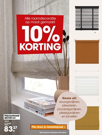 Aanbiedingen Alle raamdecoratie op maat gemaakt - Huismerk - Kwantum - Geldig van 07/03/2022 tot 13/03/2022 bij Kwantum