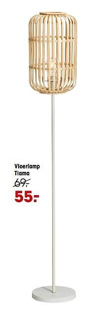 Aanbiedingen Vloerlamp tiama - Huismerk - Kwantum - Geldig van 07/03/2022 tot 13/03/2022 bij Kwantum