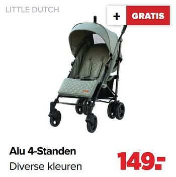 Aanbiedingen Alu 4-standen - Little Dutch - Geldig van 28/02/2022 tot 26/03/2022 bij Baby-Dump