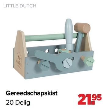 Aanbiedingen Gereedschapskist - Little Dutch - Geldig van 28/02/2022 tot 26/03/2022 bij Baby-Dump