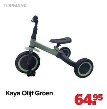 Aanbiedingen Kaya olijf groen - Topmark - Geldig van 28/02/2022 tot 26/03/2022 bij Baby-Dump