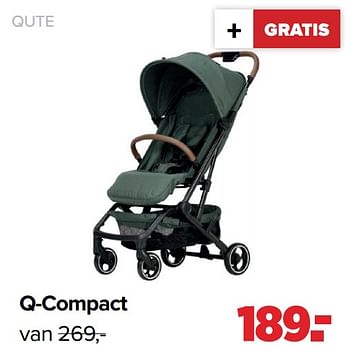 Aanbiedingen Q-compact - Qute  - Geldig van 28/02/2022 tot 26/03/2022 bij Baby-Dump