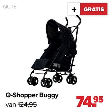 Aanbiedingen Q-shopper buggy - Qute  - Geldig van 28/02/2022 tot 26/03/2022 bij Baby-Dump