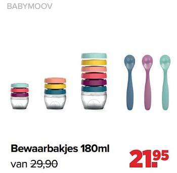Aanbiedingen Babymoov bewaarbakjes - BabyMoov - Geldig van 28/02/2022 tot 26/03/2022 bij Baby-Dump