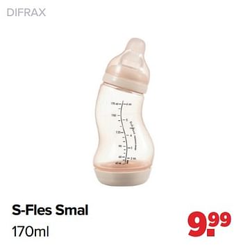Aanbiedingen Difrax s-fles smal - Difrax - Geldig van 28/02/2022 tot 26/03/2022 bij Baby-Dump