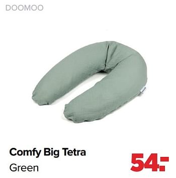 Aanbiedingen Doomoo comfy big tetra green - Doomoo - Geldig van 28/02/2022 tot 26/03/2022 bij Baby-Dump