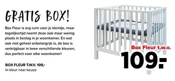 Aanbiedingen Box fleur t.w.v. - Huismerk - Baby-Dump - Geldig van 28/02/2022 tot 26/03/2022 bij Baby-Dump
