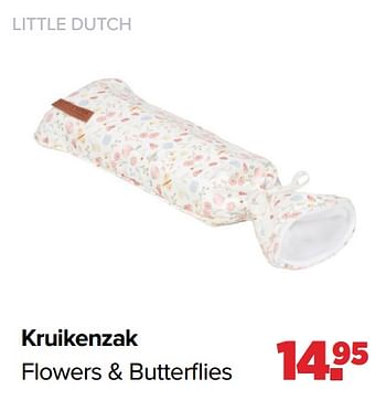 Aanbiedingen Little dutch kruikenzak flowers + butterflies - Little Dutch - Geldig van 28/02/2022 tot 26/03/2022 bij Baby-Dump