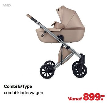 Aanbiedingen Anex combi e-type combi-kinderwagen - Anex - Geldig van 28/02/2022 tot 26/03/2022 bij Baby-Dump