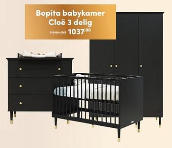 Aanbiedingen Bopita babykamer cloë 3 delig - Bopita - Geldig van 06/03/2022 tot 12/03/2022 bij Baby & Tiener Megastore